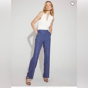 WHBM Denim Print Trouser